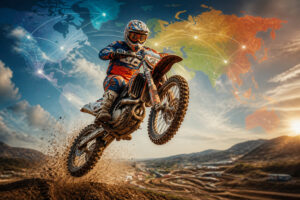 Motocross un saut a travers le monde