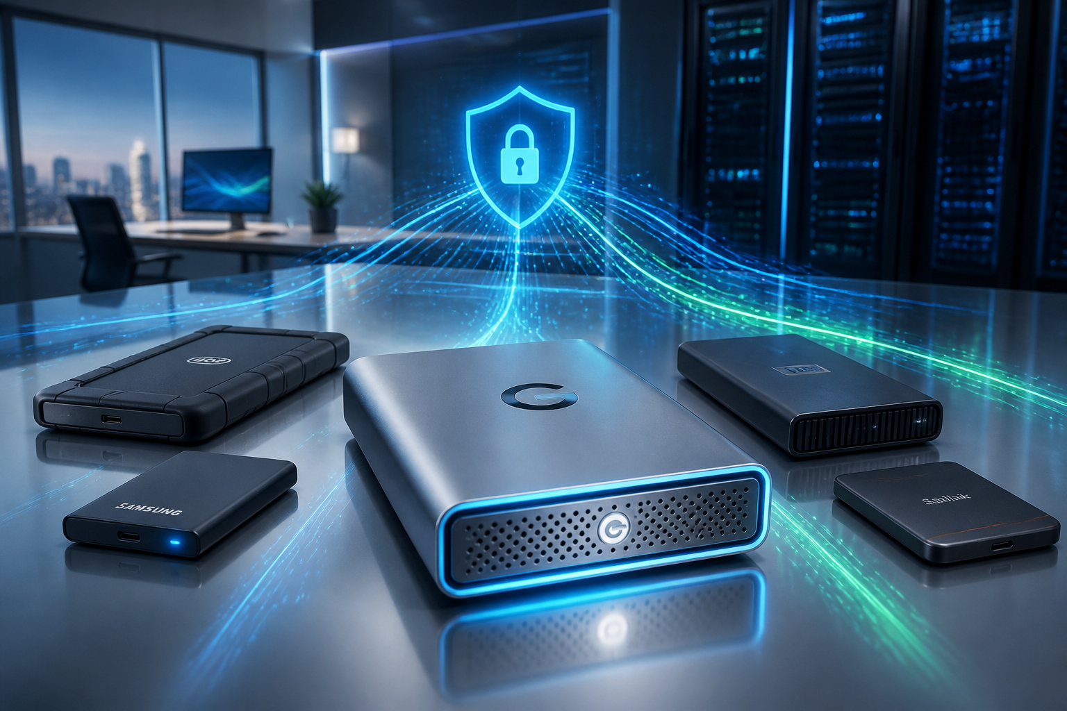 Stockage futuriste et securise